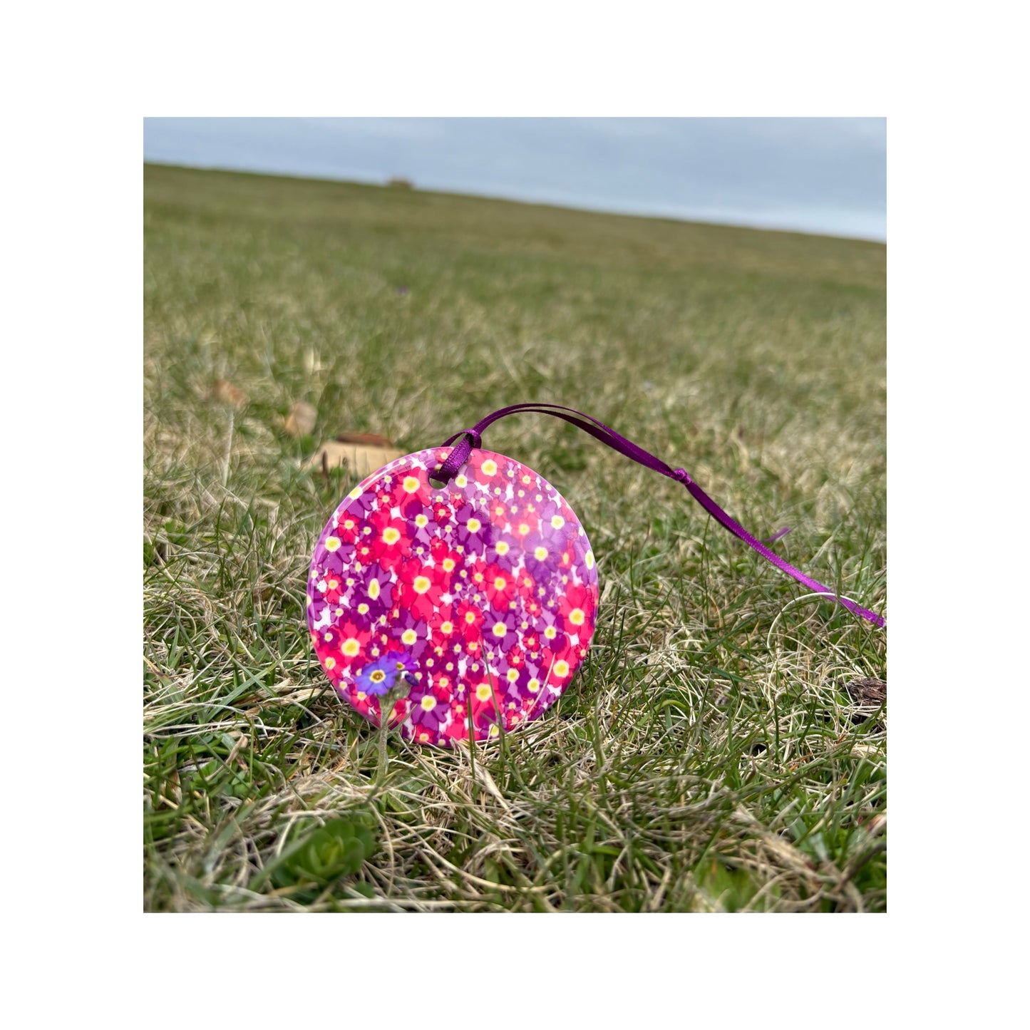 Ceramic Primula Scotica Hanging Ornament