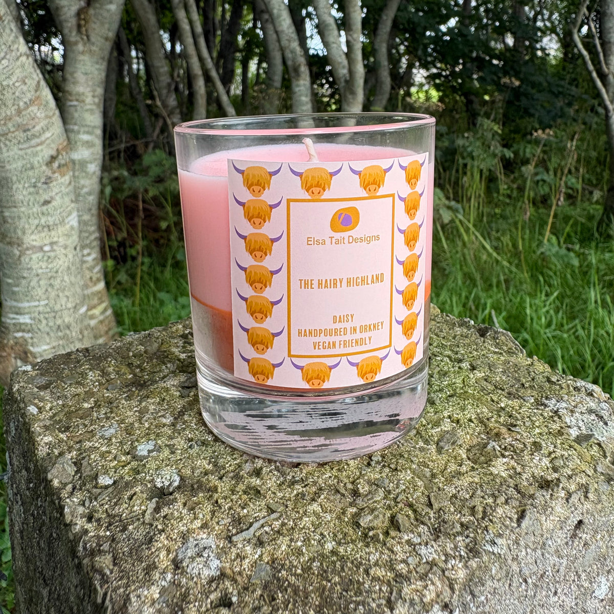 Highland Cow Candle