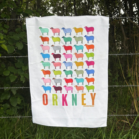 Sheep Weaved Tea Towel
