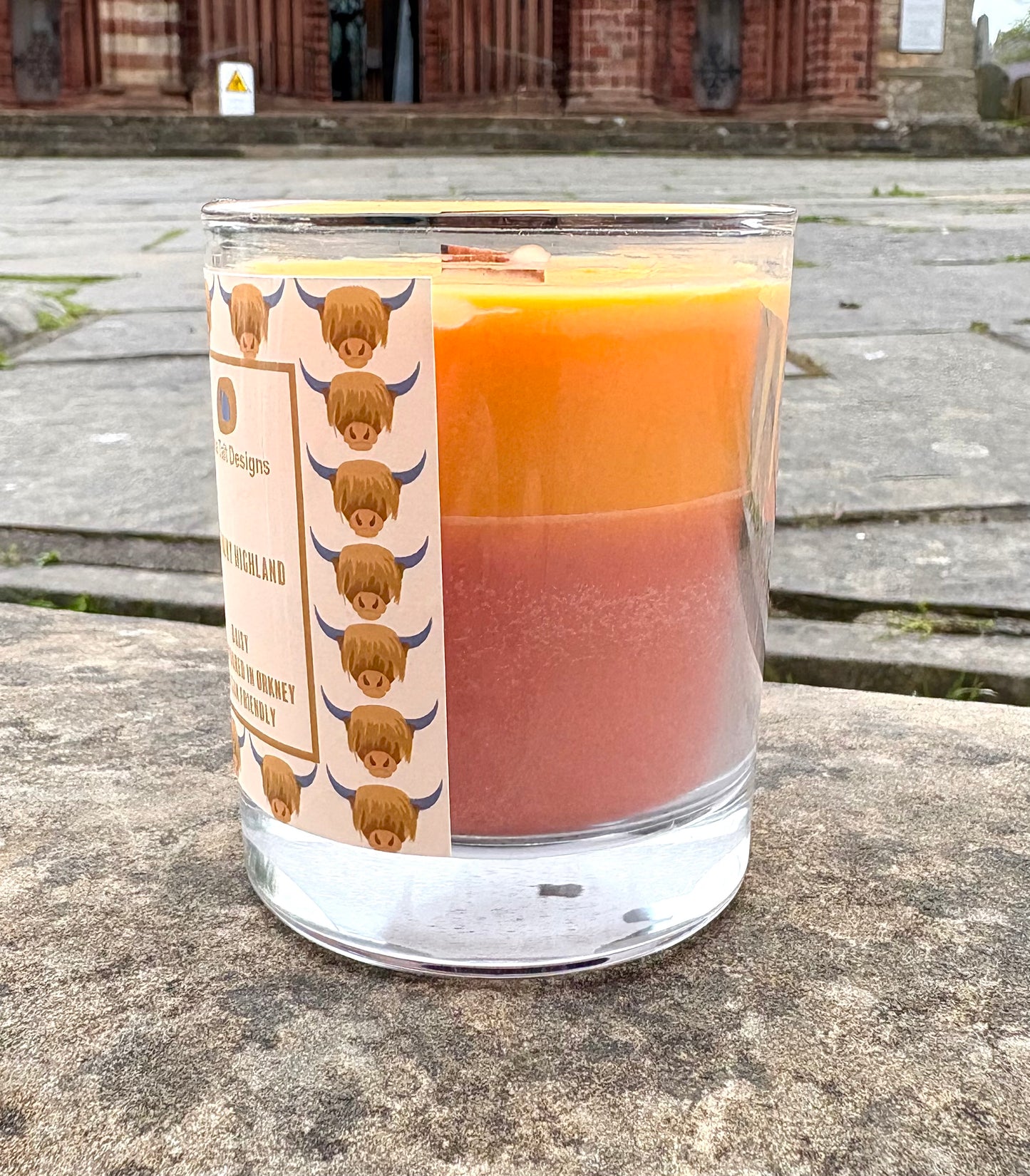 Highland Cow Candle