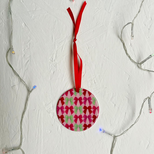 Ceramic Bow Tie Hanging Decoration