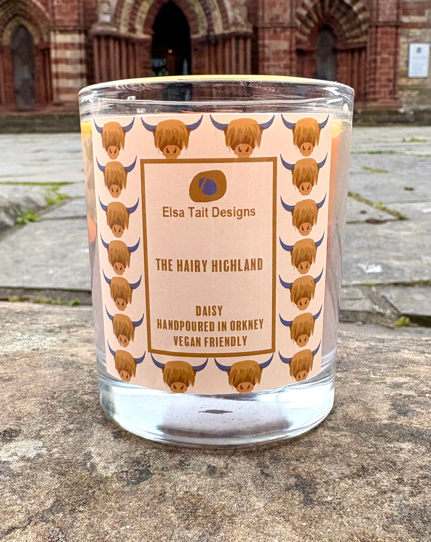 Highland Cow Candle